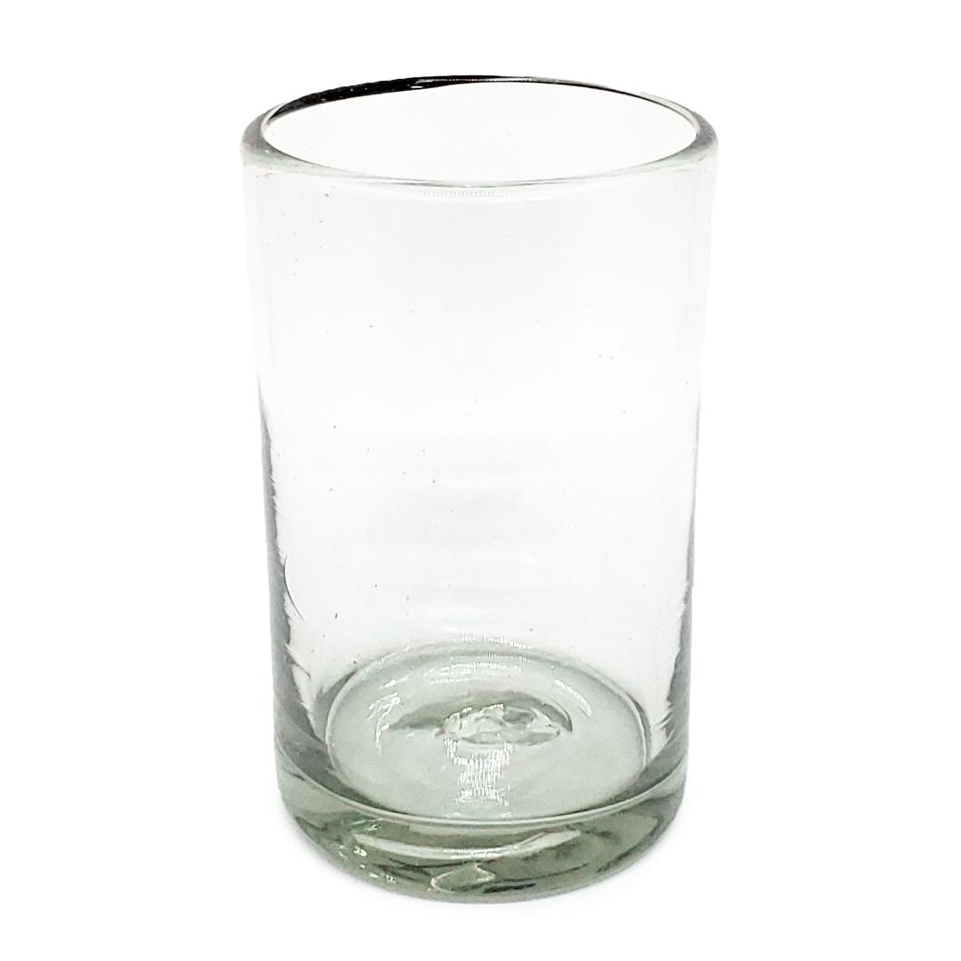 Ofertas / Juego de 6 vasos grandes transparentes, 14 oz, Vidrio Reciclado, Libre de Plomo y Toxinas / stos artesanales vasos le darn un toque clsico a su bebida favorita.